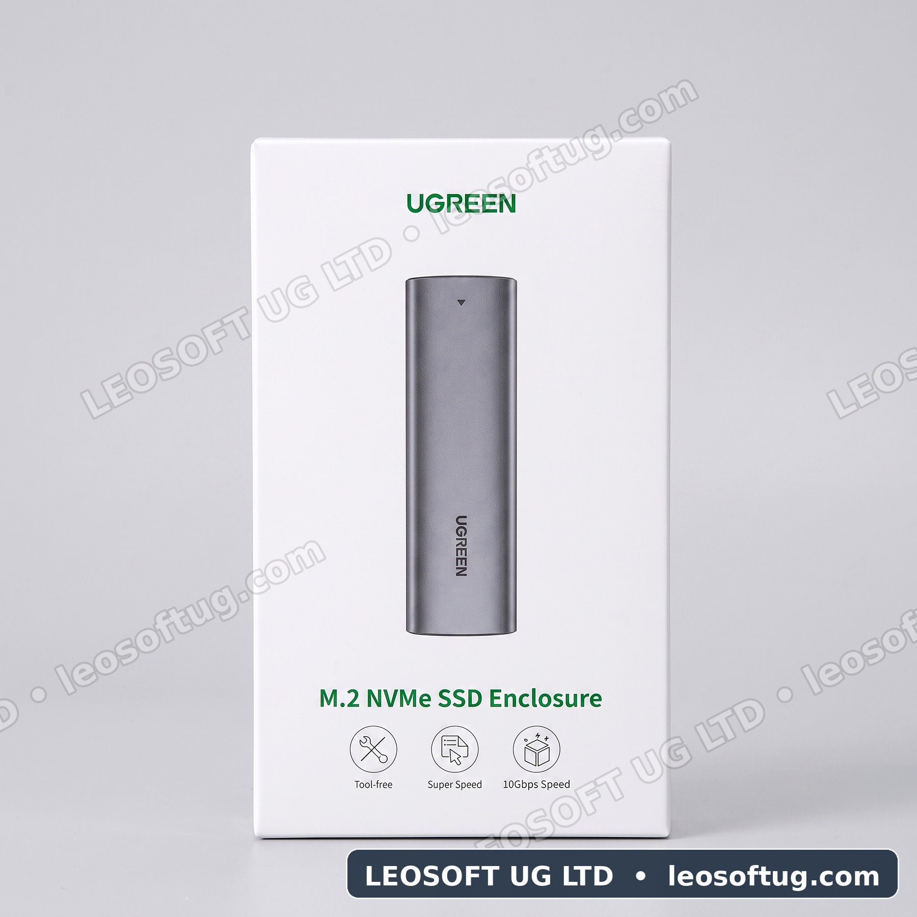 UGREEN CM400 Tool-Free M.2 NVMe PCIe SSD Enclosure (10Gbps USB-C)