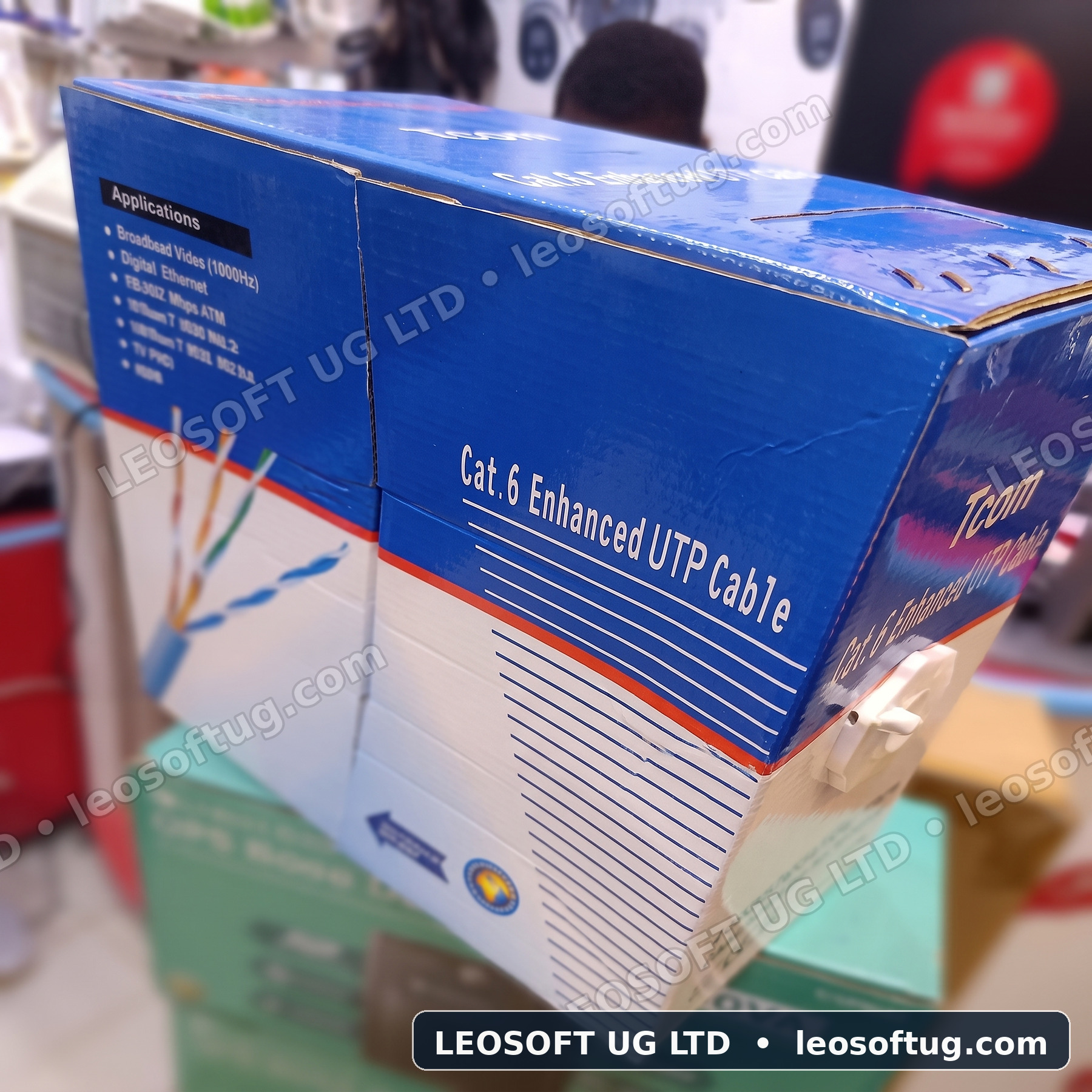 Cat.6 Enhanced UTP Networking Cable (305m / 1000ft Box)