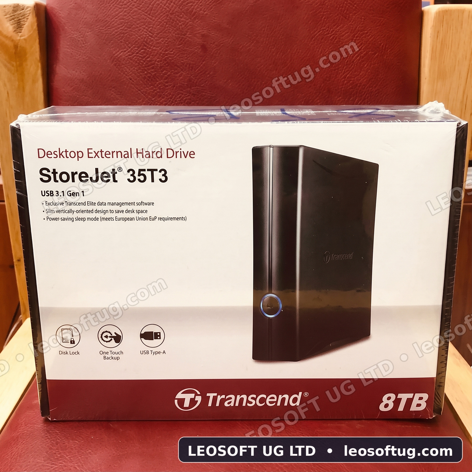Transcend StoreJet 35T3 8TB USB 3.1 Gen 1 Desktop External Hard Drive
