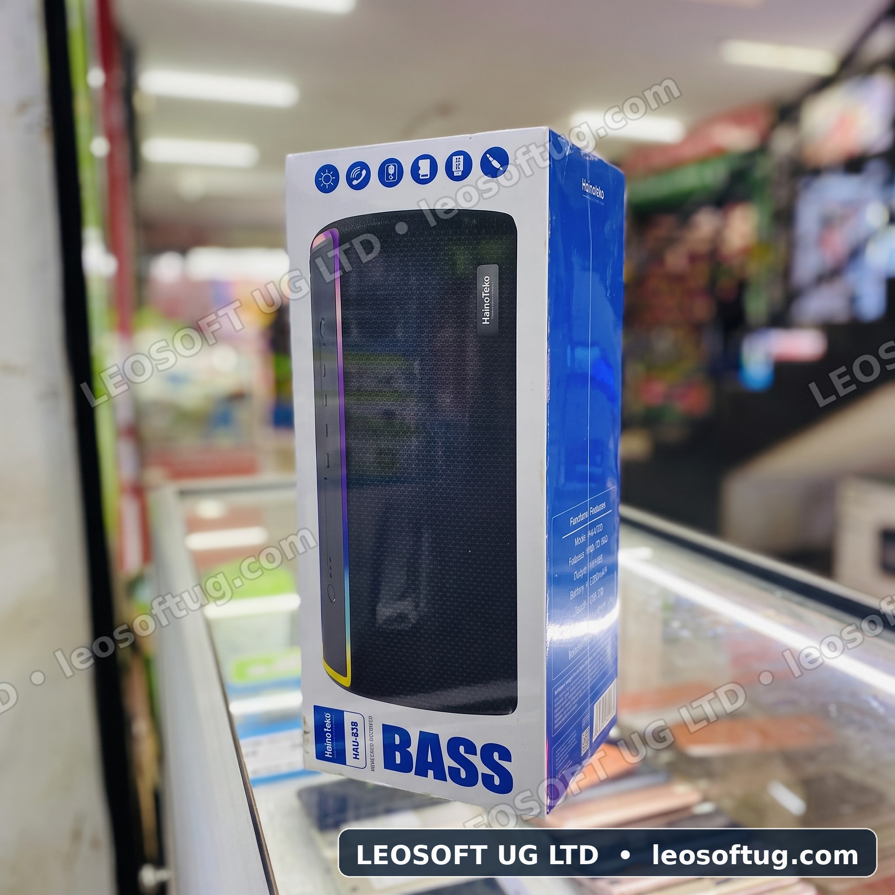 Haino Teko Halo-S58 10W  Wireless Bluetooth Speaker with Multi-Mode RGB Lighting