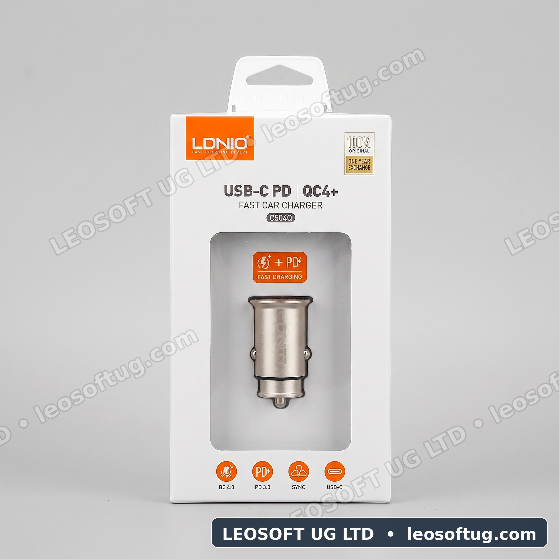 Fast Car Charger : LDNIO C506Q 30W Ultra Mini Fast Car Charger (USB-C PD 3.0 & USB-A QC 4.0+)