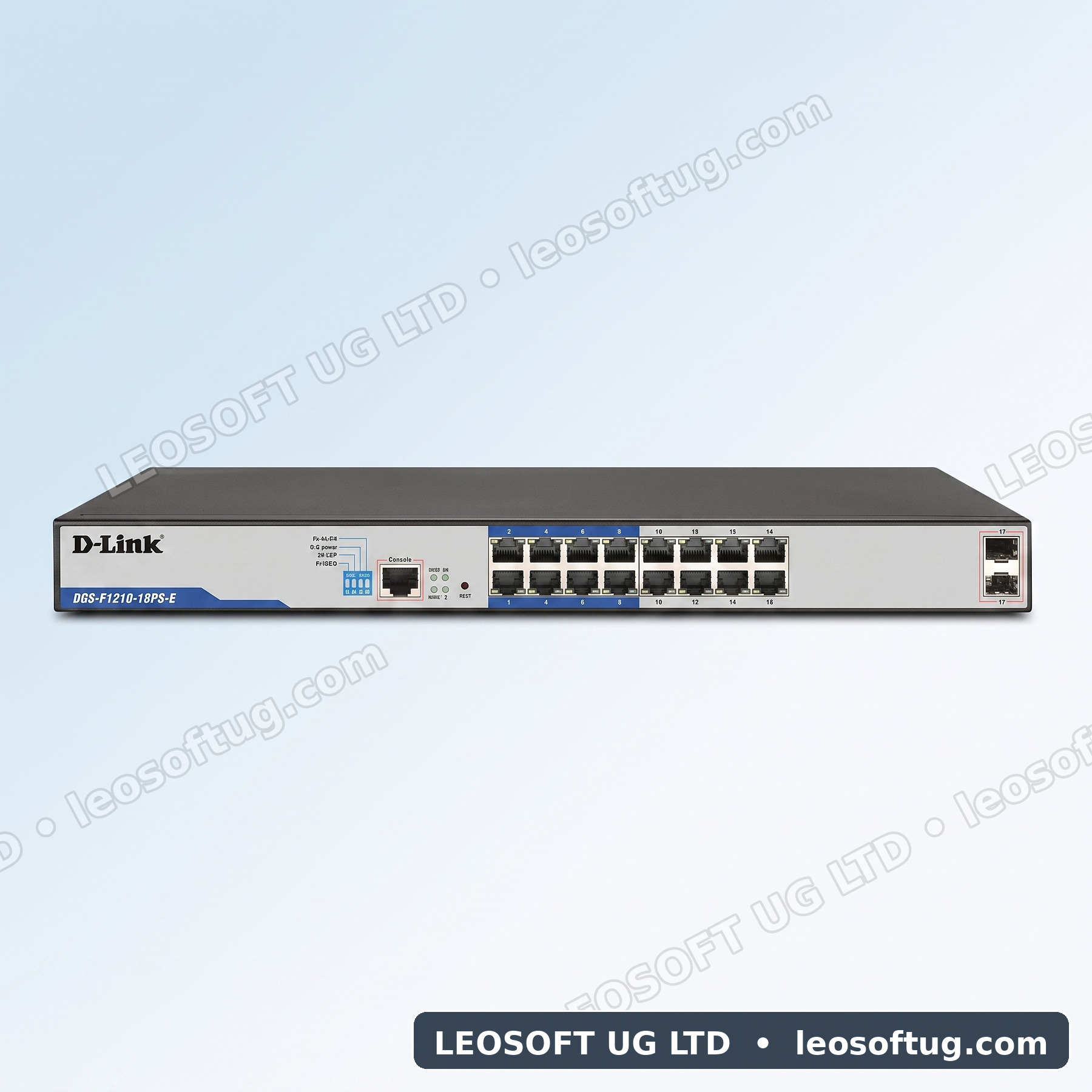 D-Link DGS-F1210-18PS-E 18-Port Gigabit Smart Managed PoE Switch