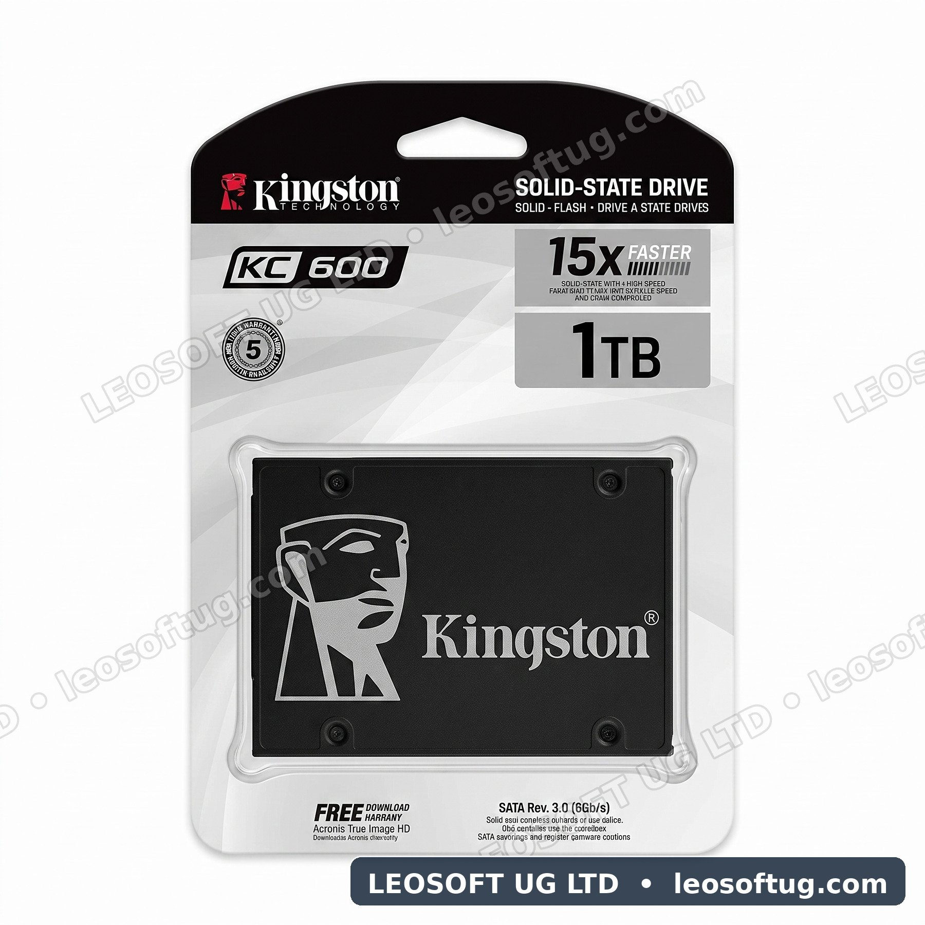 Kingston KC600 1TB 2.5" SATA III Internal Solid State Drive (SSD)