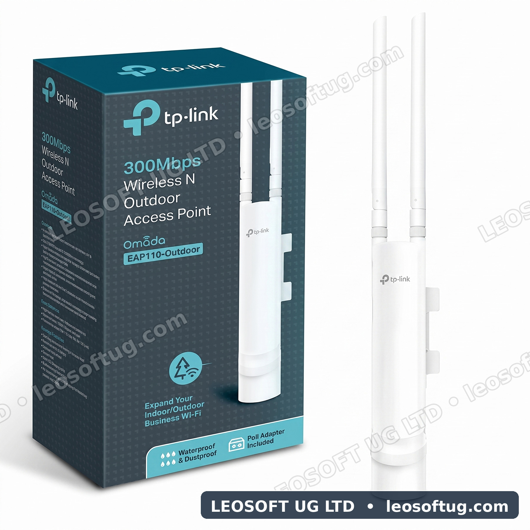 TP-Link Omada 300Mbps Wireless N Outdoor Access Point.