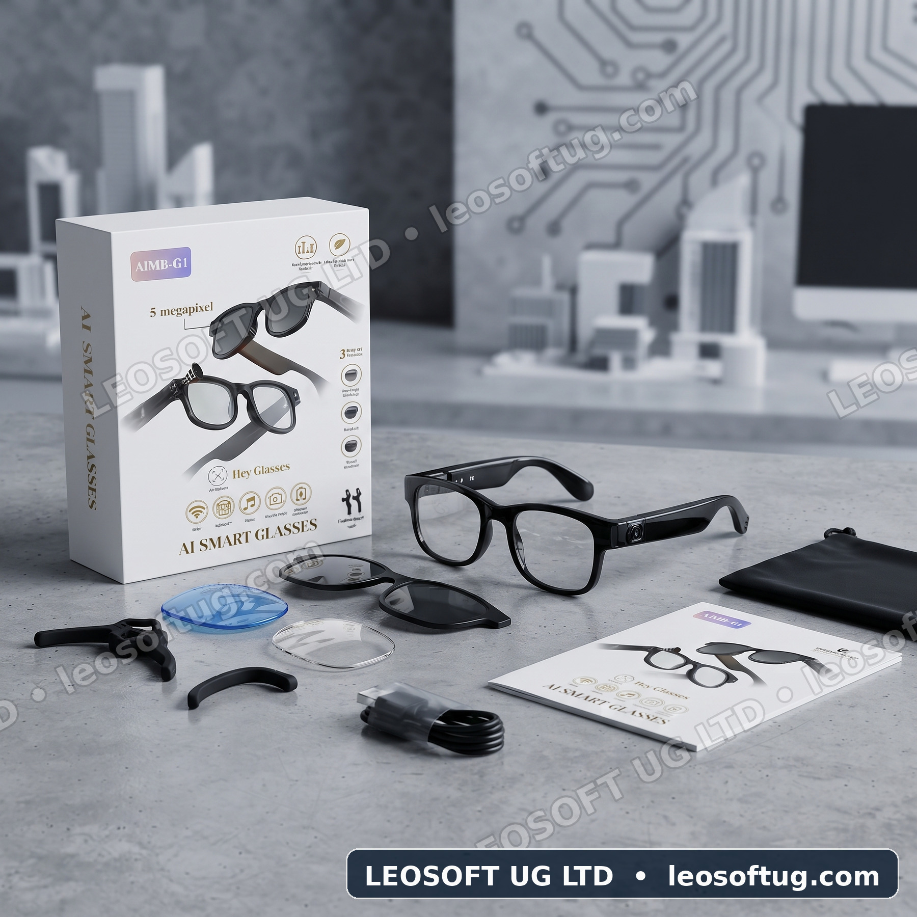 AIMB-G1 "Hey Glasses" AI Smart Glasses