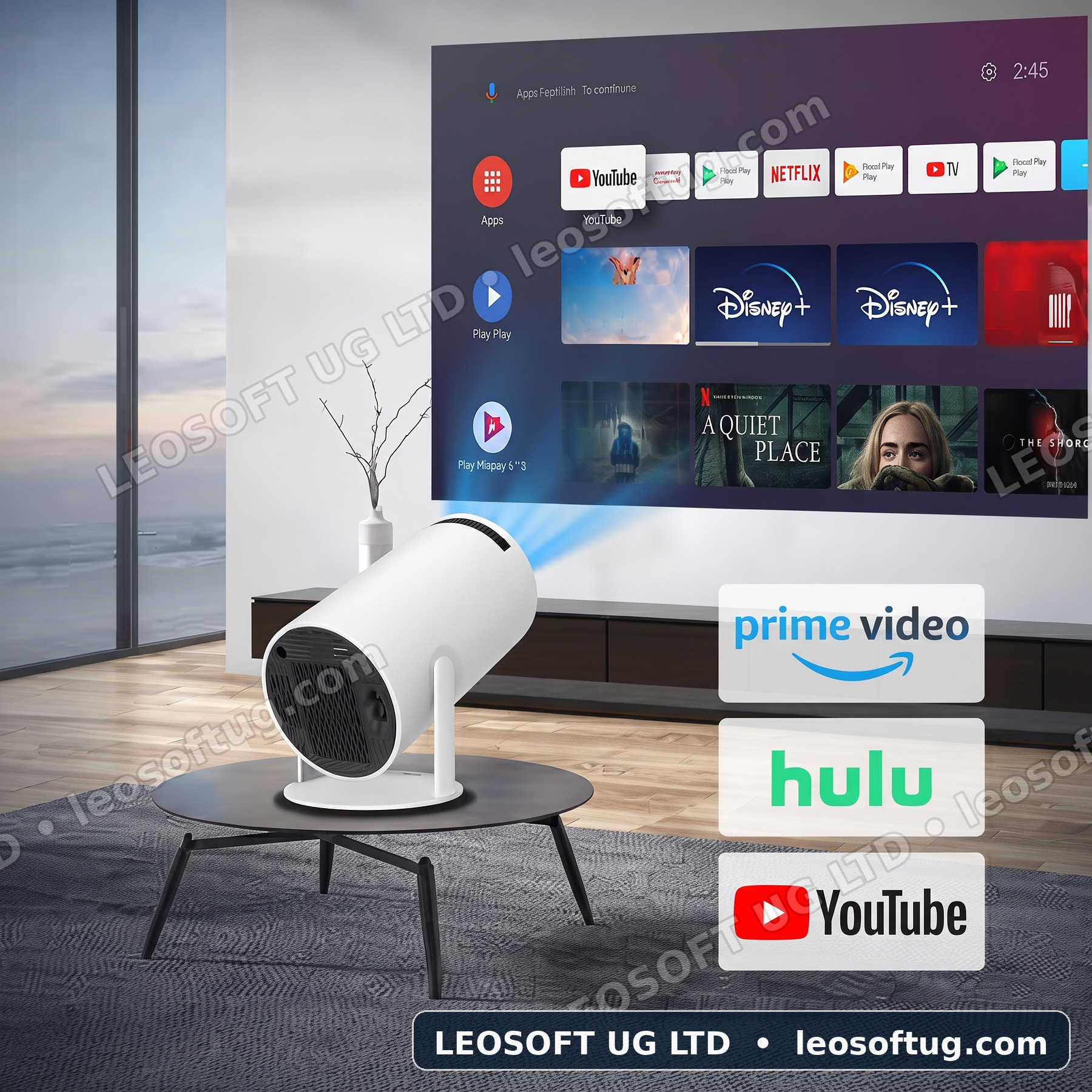 HY300 Smart Portable Projector