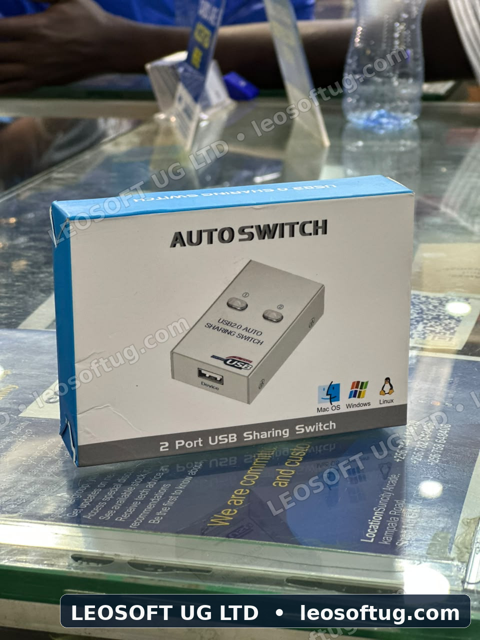 2-Port USB 2.0 Printer Auto-Sharing Switch Box(2WAY PRINTER AUTO SWITCH)
