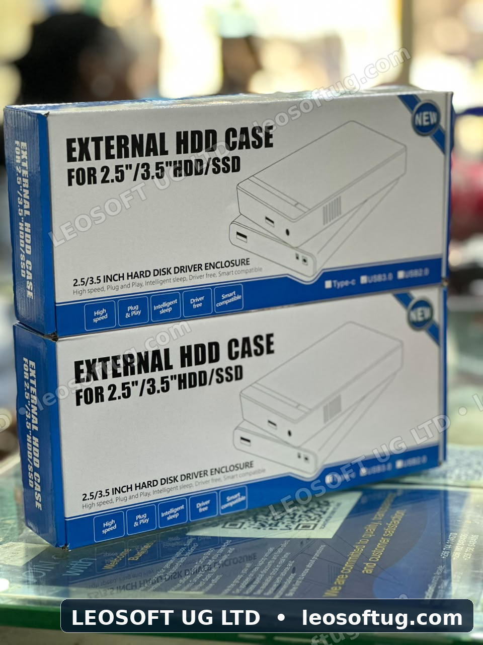 Universal 2.5" / 3.5" SATA External Hard Disk Drive Enclosure/Cover