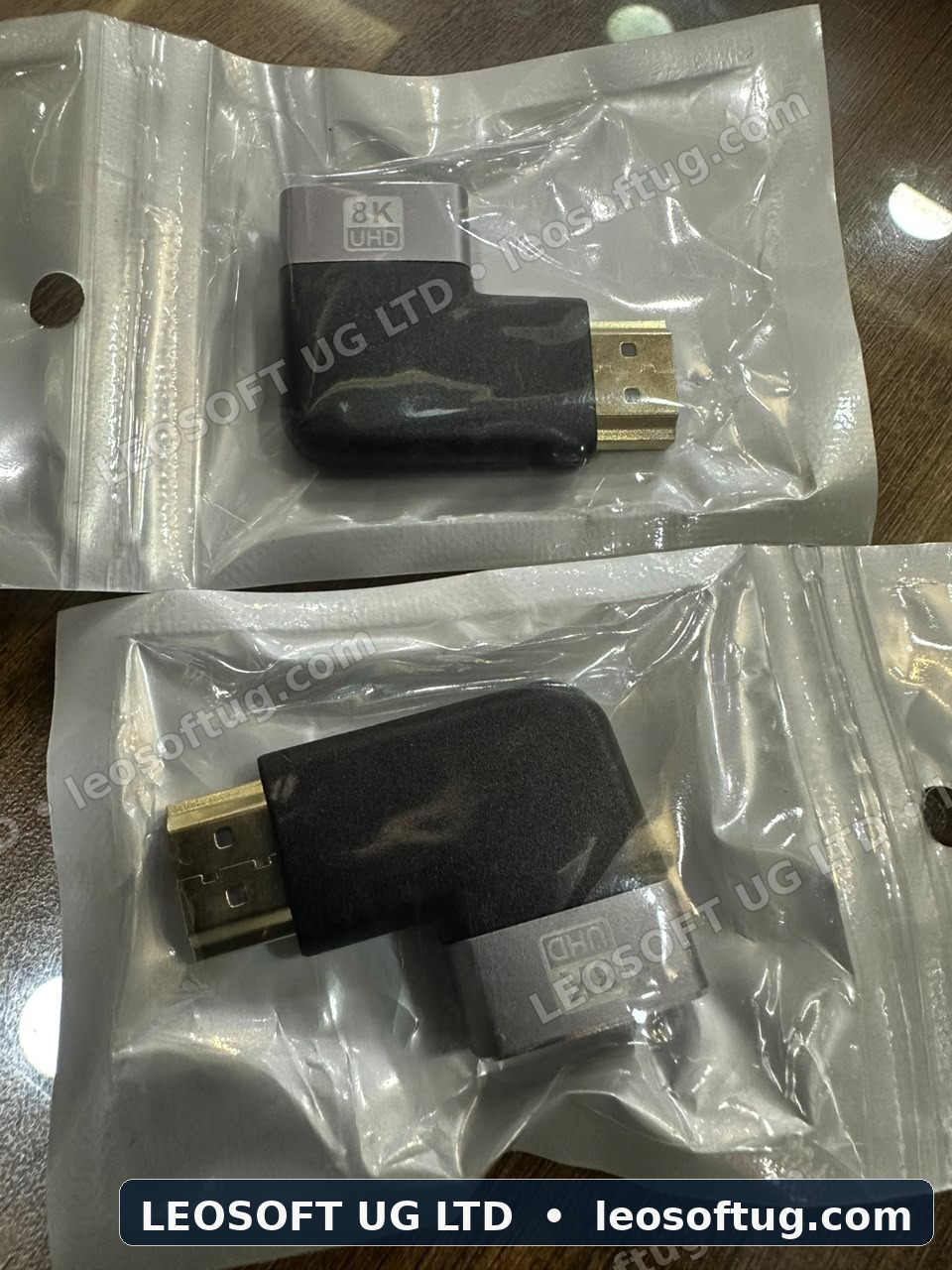 8K Ultra HD HDMI 2.1 90-Degree Right-Angle Male-to-Female Elbow Adapter