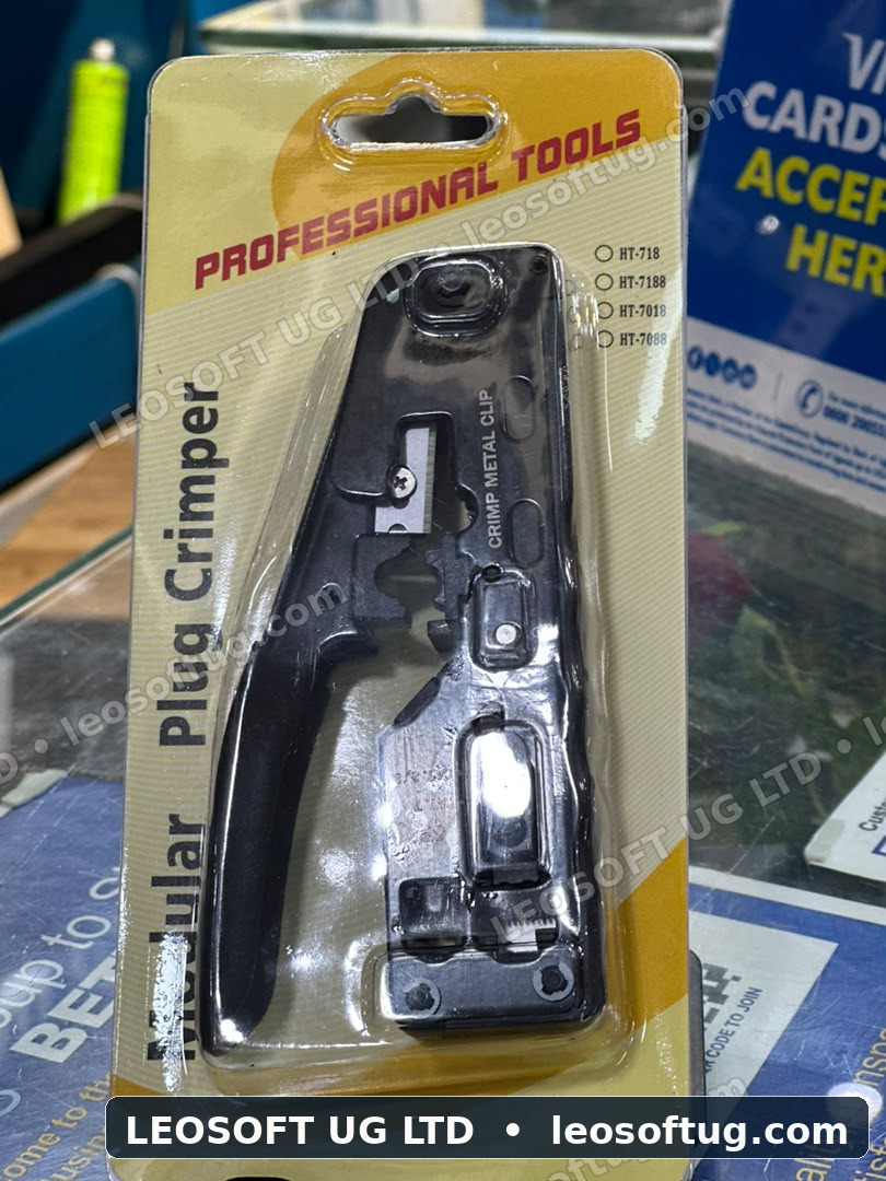 Professional Heavy-Duty Modular Plug Crimping Tool