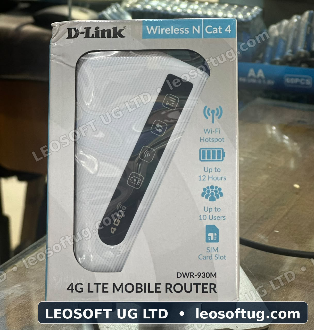 D-Link 4G LTE Mobile Wi-Fi Router (Model: DWR-930M)
