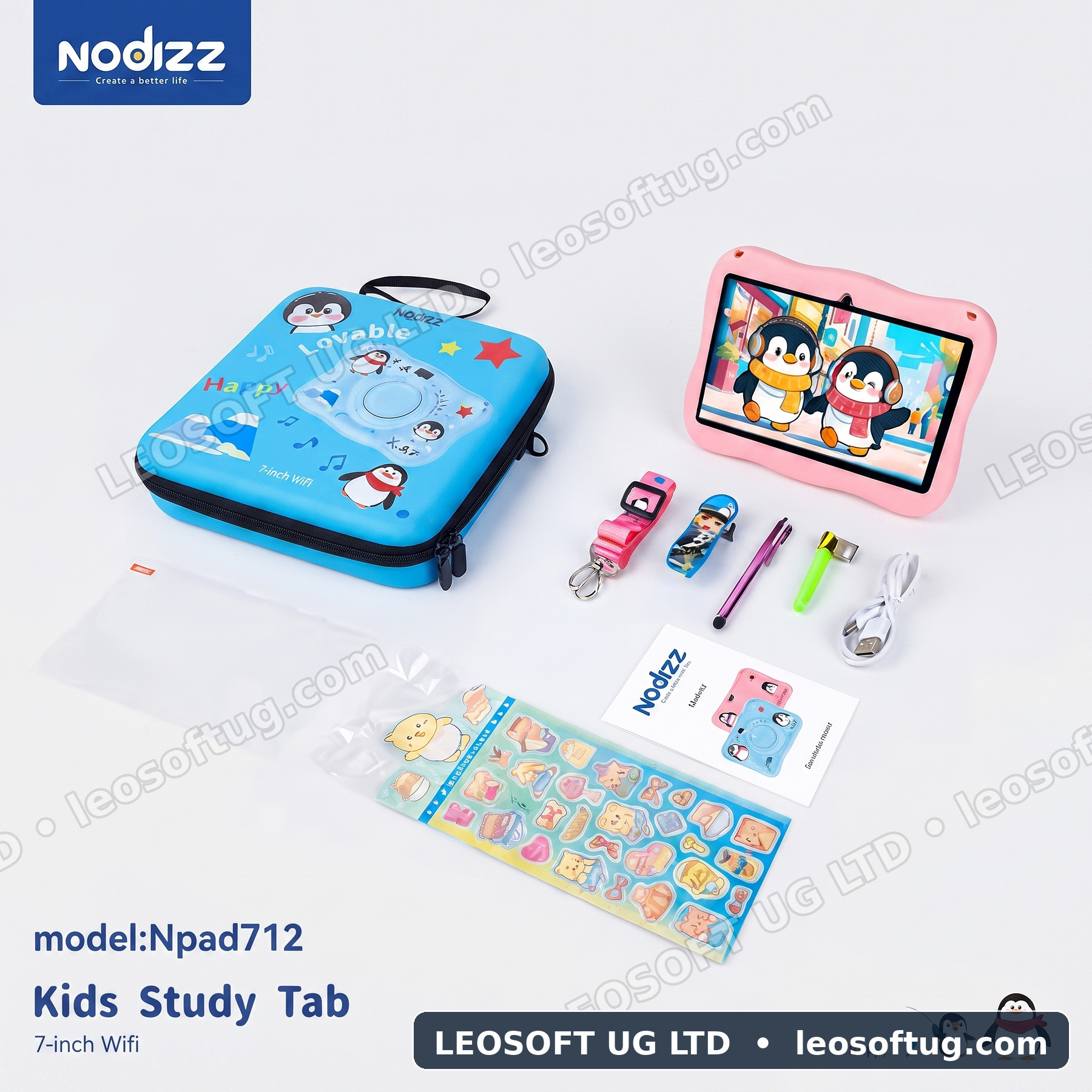 Nodizz Npad712 Kids Study Tab