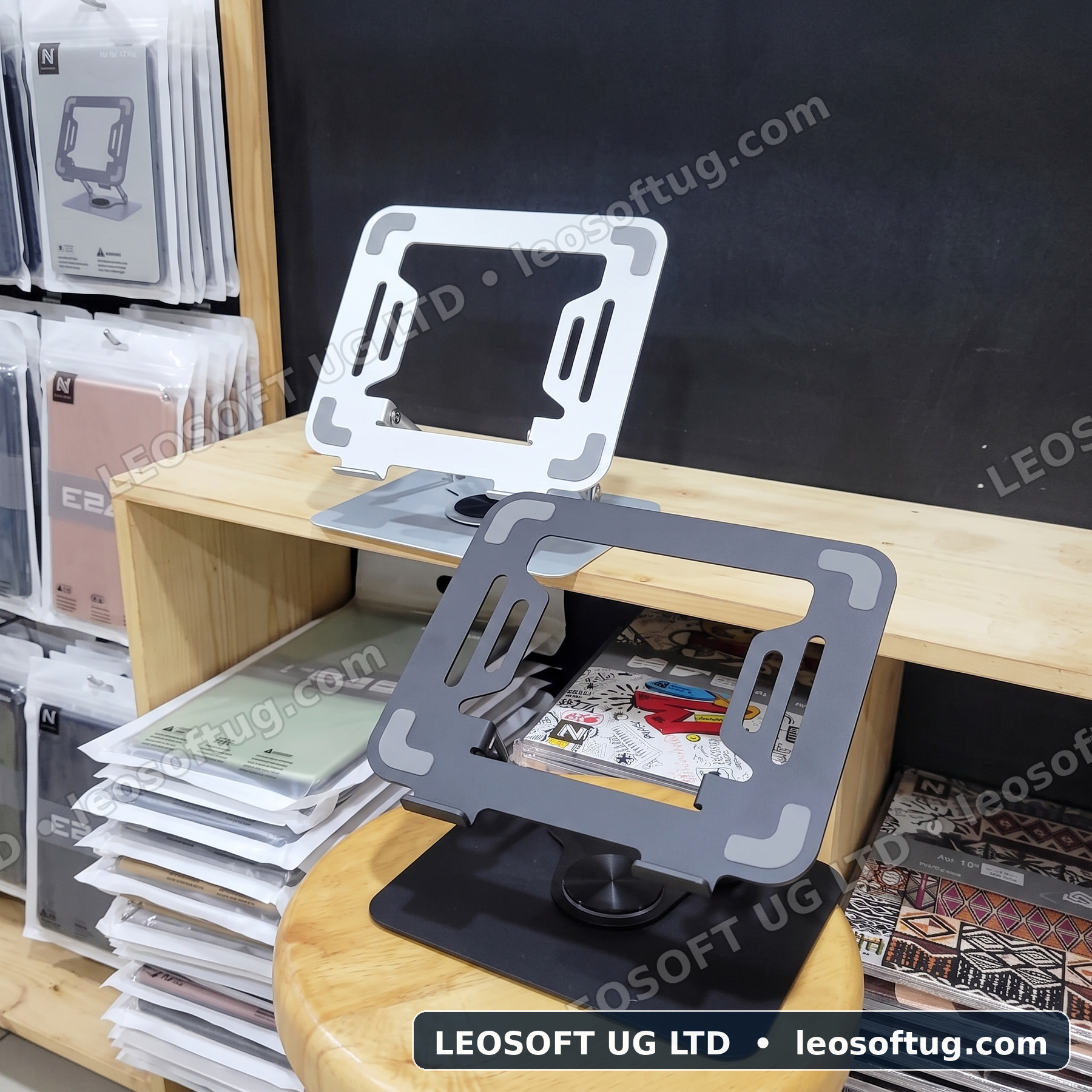 360° Rotating Swivel Aluminum Laptop & Tablet Stand