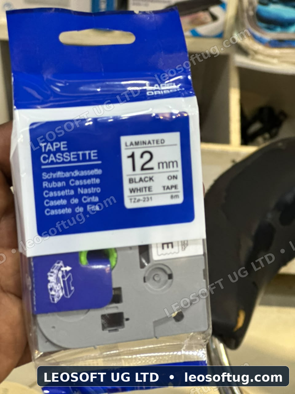 TZe-231 / TZe231 (Standard 12mm Laminated Matrix Tape Cassette)