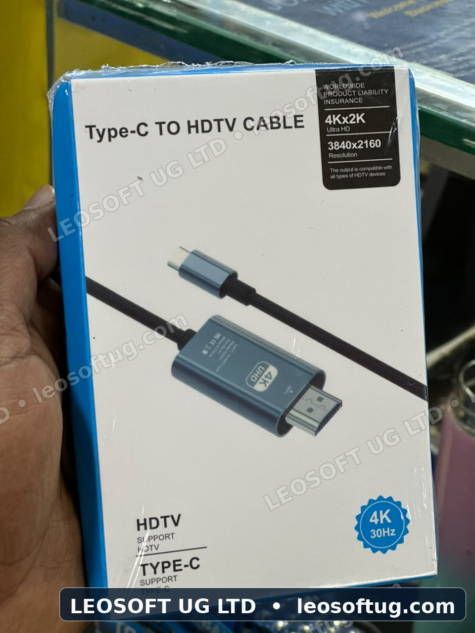 USB Type-C Male to HDMI (HDTV) Male AV Adapter Cable